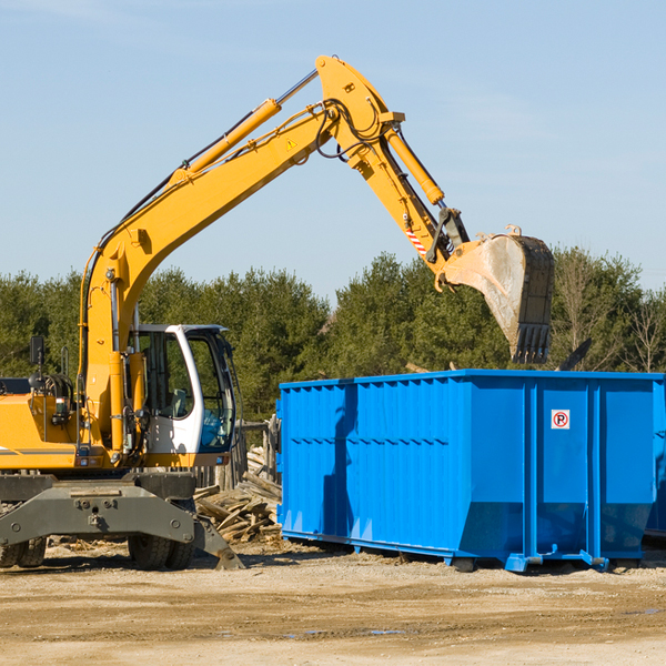 are there any restrictions on where a residential dumpster can be placed in Winchester NH